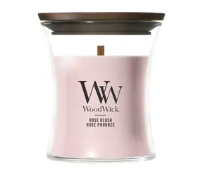 WoodWick Rose Blush svíčka malá