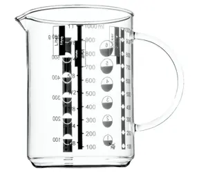 WMF Gourmet skleněná odměrka 1 L