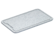 ZASSENHAUS 60065 Prkénko na krájení bílá / 36 x 23 x 1.5 cm / plast / 1.1 Kg