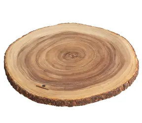 ZASSENHAUS 59083 Servírovací dřevěný talíř / 45 x 2.5 cm / akátové dřevo / 1.4 Kg