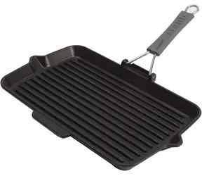 STAUB 40509-343-0 grilovací pánev 31 x 21 cm černá 