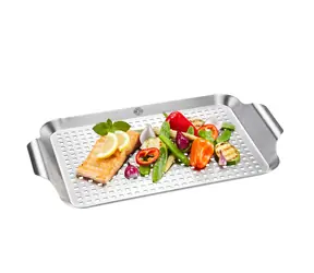 Gefu BBQ grilovací rošt / nerez ocel / 25.4 x 42.5 x 2.9 cm