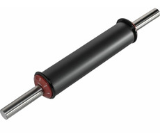Gefu Exact váleček na těsto / tloušťka těsta 0-8 mm / Průměr: 6.8 cm / Délka: 48.5 cm / hliník