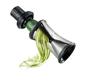 Gefu Spirelli Ruční spirálový kráječ / Spirály: 4.5 mm + 8 mm / nerez ocel / držák surovin