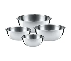 WMF Gourmet sada kuchyňských mís 4 ks / nerez ocel / Průměr mís: 16 & 18 & 22 & 24 cm
