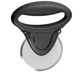 Microplane krájecí kolečko na pizzu černá / ergonomická rukojeť