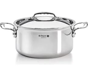 De Buyer Affinity Hrnec s pokličkou 20 cm / 3 l / nerezová ocel