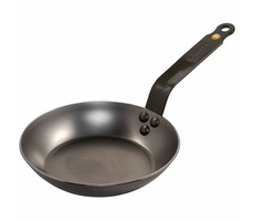 De Buyer Mineral B ocelová pánev s plochou rukojetí 20 cm
