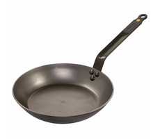 De Buyer Mineral B ocelová pánev s plochou rukojetí 26 cm