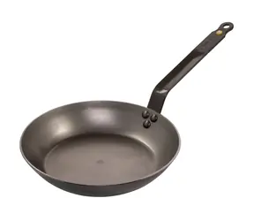 De Buyer Mineral B ocelová pánev s plochou rukojetí 26 cm