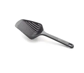 Joseph Joseph Scoop Plus černá / děrovaná naběračka / plast / Bez BPA