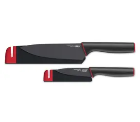 Joseph Joseph Slice&Sharpen sada 2 nožů / 1x kuchařský nůž / 1x okrajovací nůž