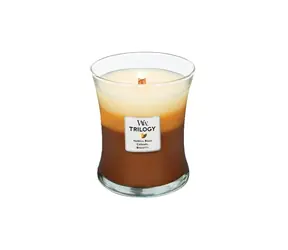 WoodWick Trilogy Cafe Sweets 275g - váza střední / doba hoření: až 65 h