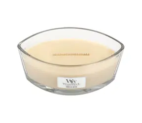 WoodWick Vanilla Bean Elipsa 453.6g - svíčka loď / doba hoření: až 40 h