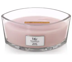 WoodWick Rosewood Elipsa 453.6g - svíčka loď / doba hoření: až 40 h
