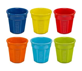 Bialetti set hrnků na espresso 90 ml (6 ks) vícebarevný
