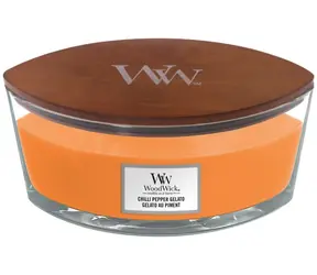 WoodWick Chilli Pepper Gelato Elipsa 453.6g - svíčka loď / doba hoření: až 40 h