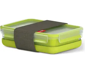 Tefal Master Seal TO GO K3100212 zelená / Obdélníková dóza na jídlo / 1.2 L / plastová / Bez BPA 