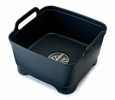 Joseph Joseph Wash&Drain - Mycí nádoba s uzavíratelným odtokem šedá