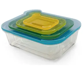 Joseph Joseph Nest - Dózy na potraviny skleněné / 130ml / 550ml / 1.3 l / 2.5 l 