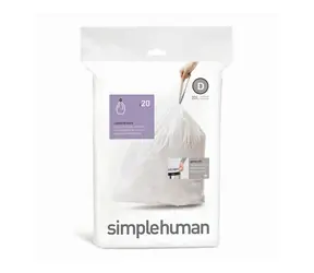 Simplehuman Sáčky do odpadkového koše 20 L  typ D / zatahovací/ 20 ks v balení