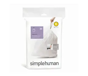 Simplehuman Sáčky do odpadkového koše 20 L  typ E / zatahovací/ 20 ks v balení