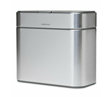 Simplehuman Odpadkový koš  na kompostovatelný odpad z kuchyně – 4l / kartáčovaná ocel / FPP