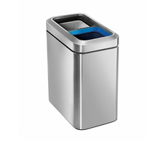 Simplehuman Odpadkový koš na tříděný odpad / 20 l (10/10) / otevřený / kartáčovaná nerez ocel