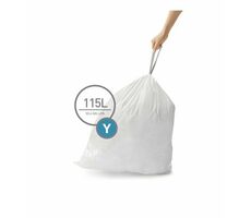 Simplehuman Sáčky do odpadkového koše 115 L  typ Y zatahovací/ 200 ks sáčků v balení