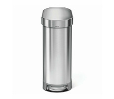 Simplehuman Úzký pedálový odpadkový koš  Slim – 45 l / kartáčovaná nerez ocel/ FPP