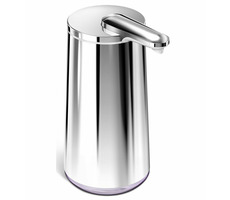Simplehuman Bezdotykový dávkovač mýdlové pěny  - 295 ml / leštěná nerez ocel / dobíjecí