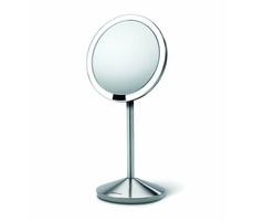 Simplehuman Kosmetické zrcátko  - Sensor Tru-lux LED osvětlení / 10x zvětšení/ dobíjecí