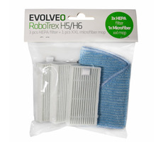 EVOLVEO příslušenství pro RoboTrex H5 / (3 ks HEPA filtr + 1 ks XXL mop z mikrovlákna)