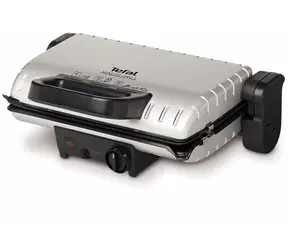 Tefal Minute Gril GC205012 stříbrný / Kontaktní gril / 1600 W / 3 programy / Gril plocha: 640cm2