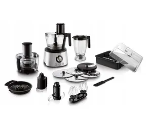 Philips Avance Collection HR7778-00 Stříbrná / Kuchyňský robot / 1300W / 3.4l / 12 rychlostí / Pulzní režim