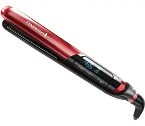 Remington S9600 Silk / žehlička na vlasy / LCD displej / 150-240 °C / červená