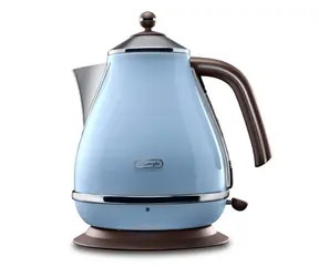 DeLonghi KBOV 2001.AZ Icona Vintage / rychlovarná konvice / 1.7L / 2000 W / modrá