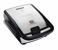 Tefal Snack Collection SW852D12 nerez/černý / Toustovač / 700 W / 2v1 / nepřilnavý povrch 