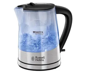 Russell Hobbs Purity 22850-70 / Rychlovarná konvice / 2200 W / 1L / vodní filtr Brita / nerez / průhledná