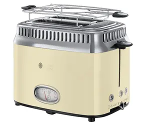 Russell Hobbs Retro Vintage Cream 21682-56 krémová / Topinkovač / 1300 W / 6 stupňů opečení 