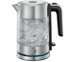 Russell Hobbs Compact Home 24191-70 / rychlovarná konvice / 2400 W / 0.8L / sklo / stříbrná