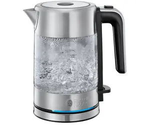 Russell Hobbs Compact Home 24191-70 / rychlovarná konvice / 2400 W / 0.8L / sklo / stříbrná
