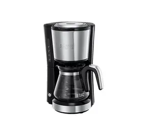 Russell Hobbs Compact Home 24210-56 / kávovar na překapávanou kávu / 0.74L konvice / černo-stříbrná