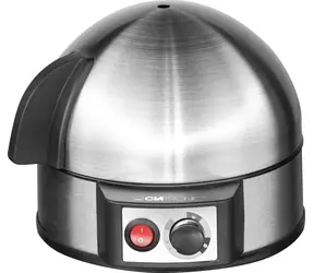 Clatronic EK 3321 stříbrná / Vařič vajec / 400 W / až 7 vajec / nerez 