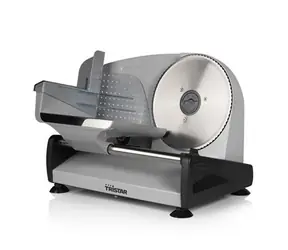 Tristar EM-2099 / kuchyňský kráječ / 150 W / 0-15 mm / 19 cm nůž / nerez / stříbrná