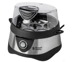 Russell Hobbs Stylo 14048-56 černá / Vařič vajec / 365 W / až 7 vajec / nerez