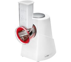 Clatronic ME 3604 / Elektrické struhadlo / 150 W / 5 nástavců / 60 mm plnicí otvor / bílá