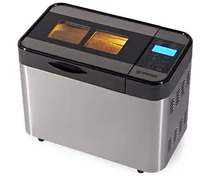 Gorenje BM1400E stříbrná / domácí pekárna / 815 W / max. velikost chleba 1.4 kg / 12 programů