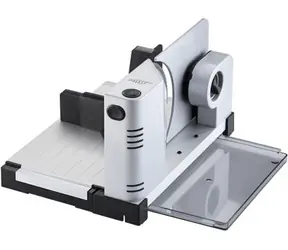 Ritter Icaro 7 stříbrná / Elektrický kráječ potravin / 65 W / průměr nože 170 mm / tloušťka řezu 0-14 mm / doprodej