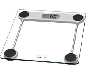 Clatronic PW 3368 stříbrná / Osobní váha digitální / max 150 kg / přesnost 100g / 1x CR2032